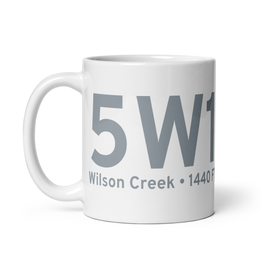 Wilson Creek (K5W1) Airport Mug 