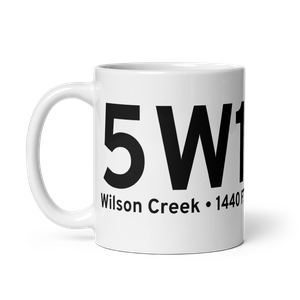 Wilson Creek (K5W1) Airport Mug