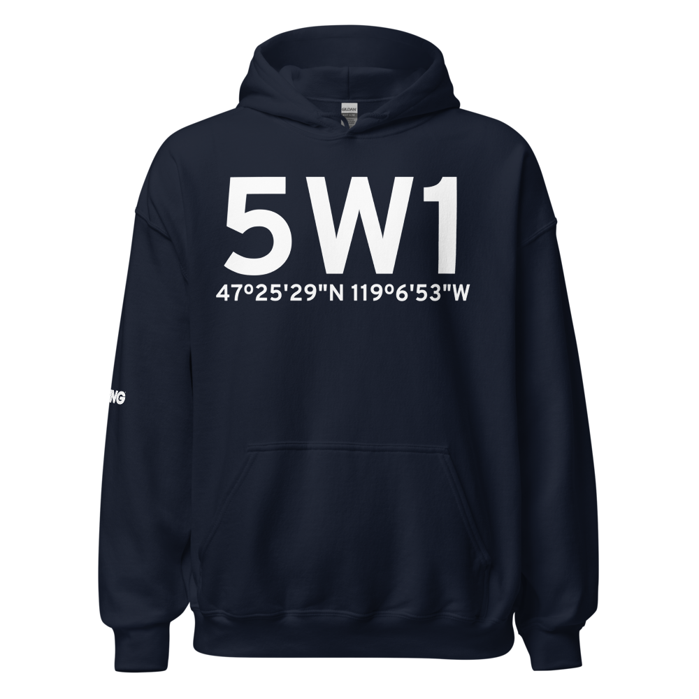 Wilson Creek (K5W1) Airport Hoodie Sweatshirt 