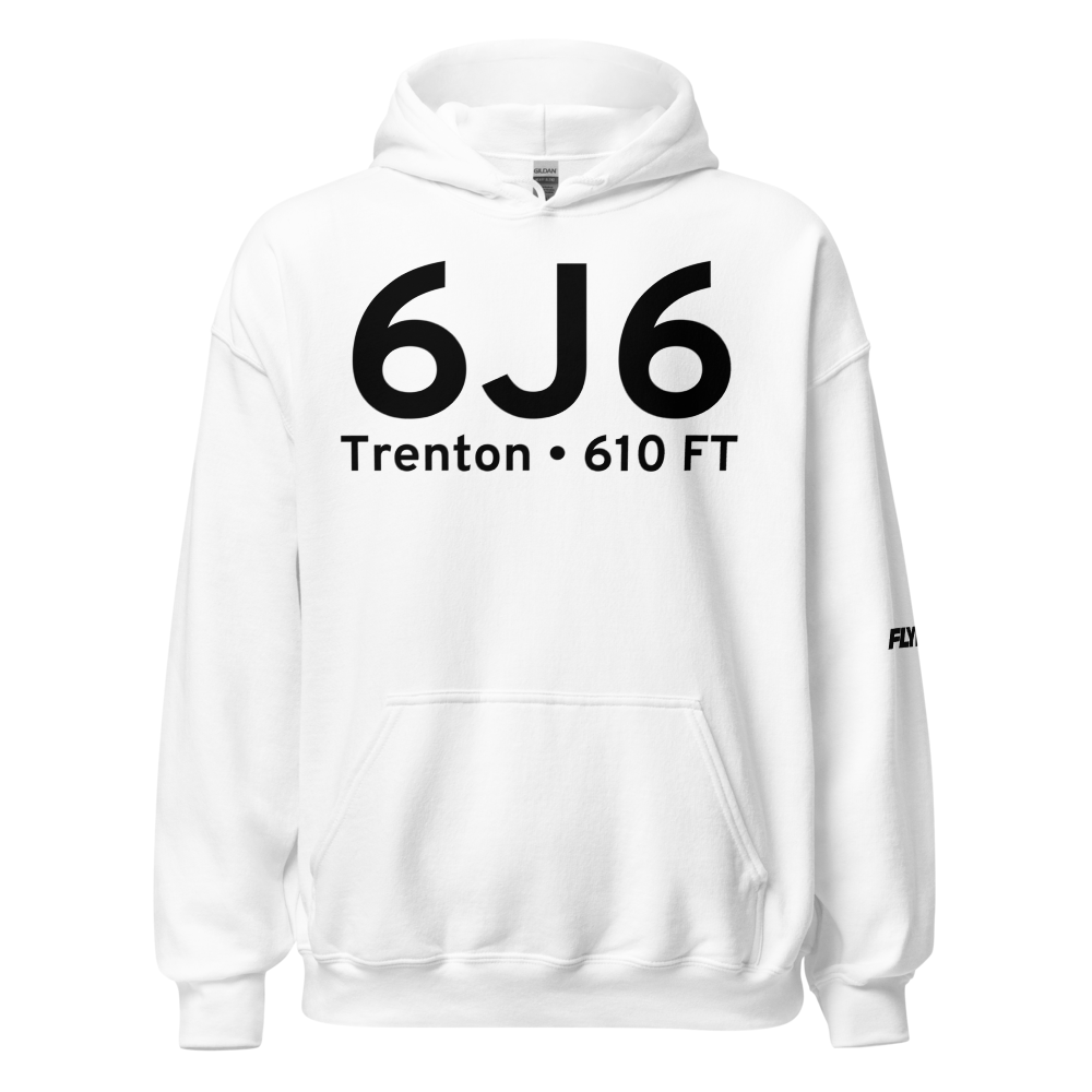 Trenton (6J6) Airport Hoodie Sweatshirt 