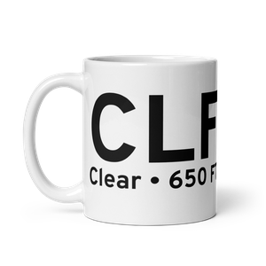Clear (CLF) Airport Mug