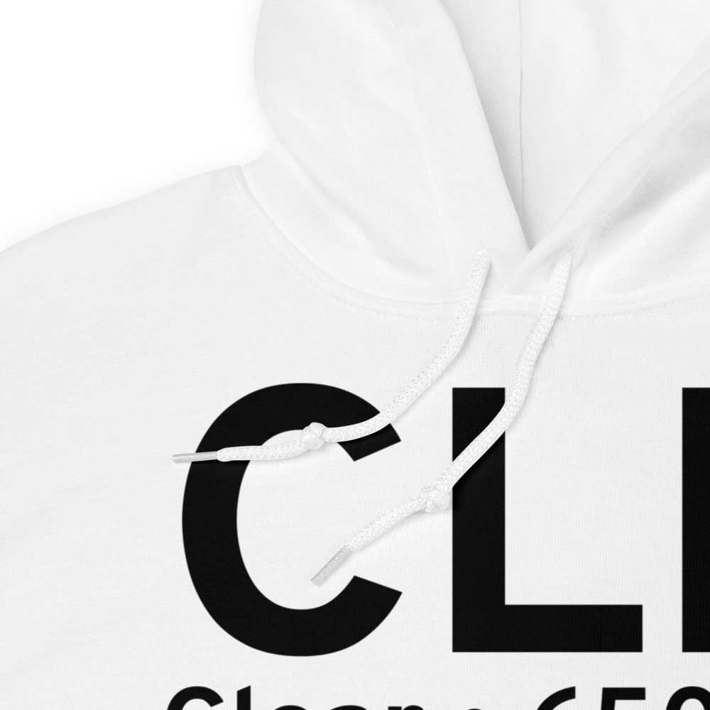 Clear (CLF) Airport Hoodie Sweatshirt 