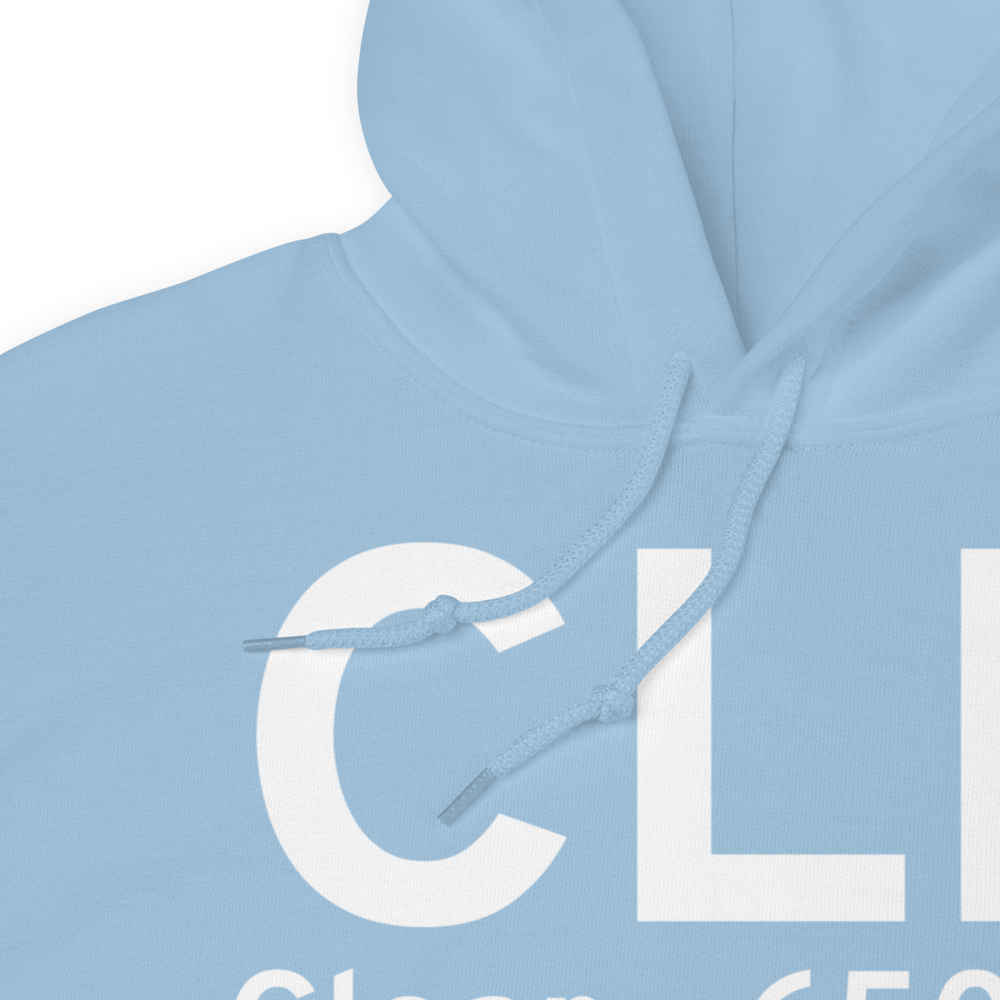 Clear (CLF) Airport Hoodie Sweatshirt 