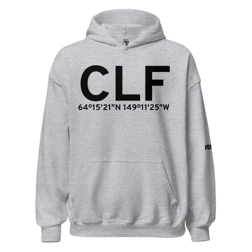 Clear (CLF) Airport Hoodie Sweatshirt 