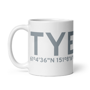 Tyonek (TYE) Airport Mug