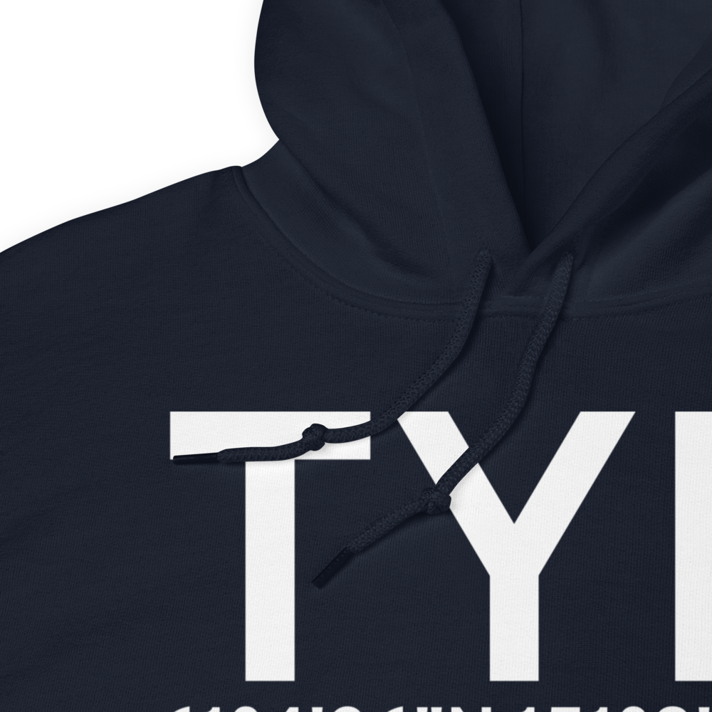 Tyonek (TYE) Airport Hoodie Sweatshirt 