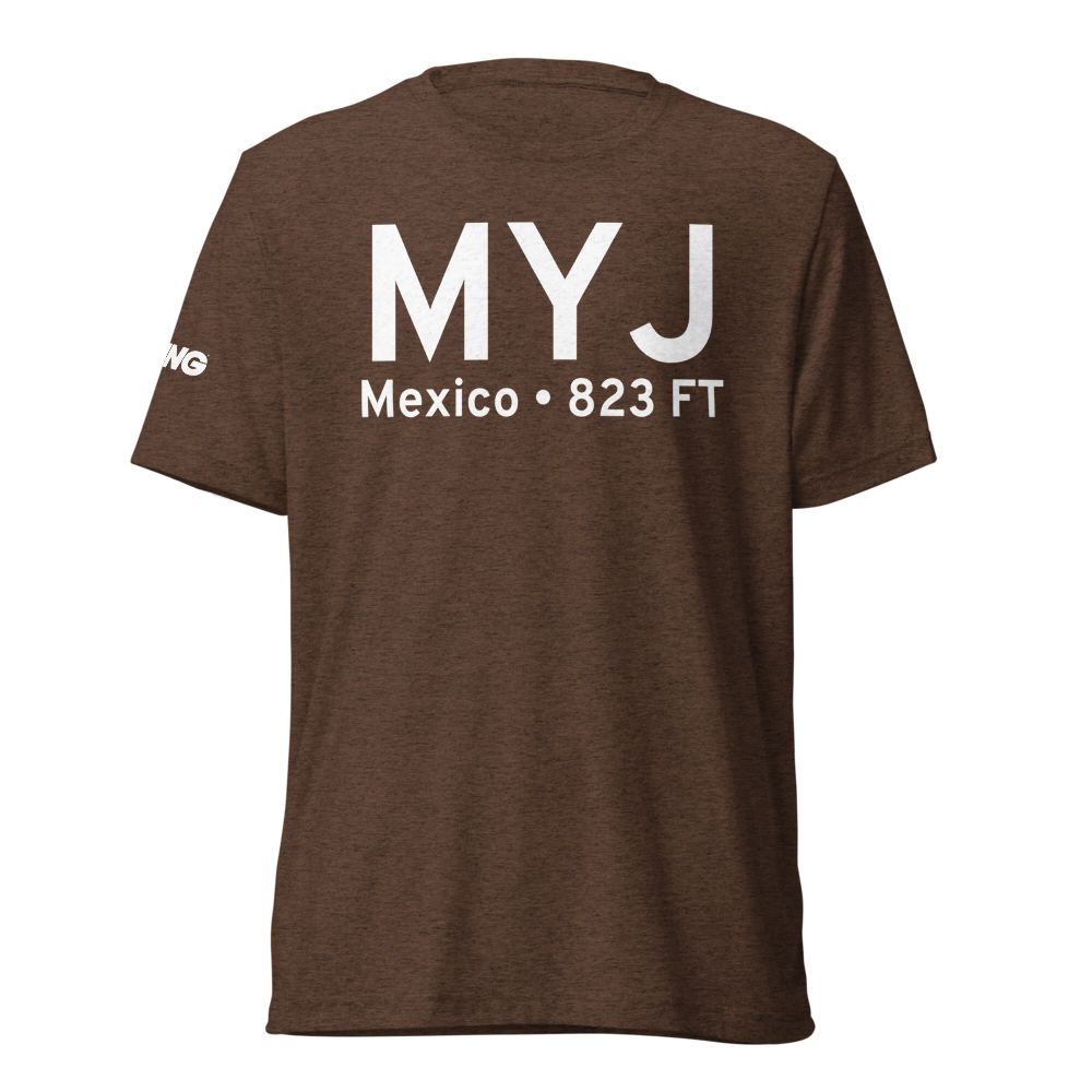 Mexico (KMYJ) Airport Tri-blend T-Shirt 