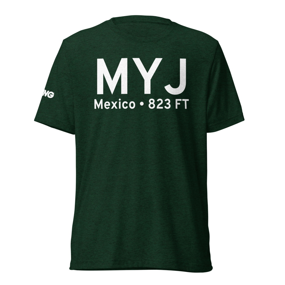 Mexico (KMYJ) Airport Tri-blend T-Shirt 