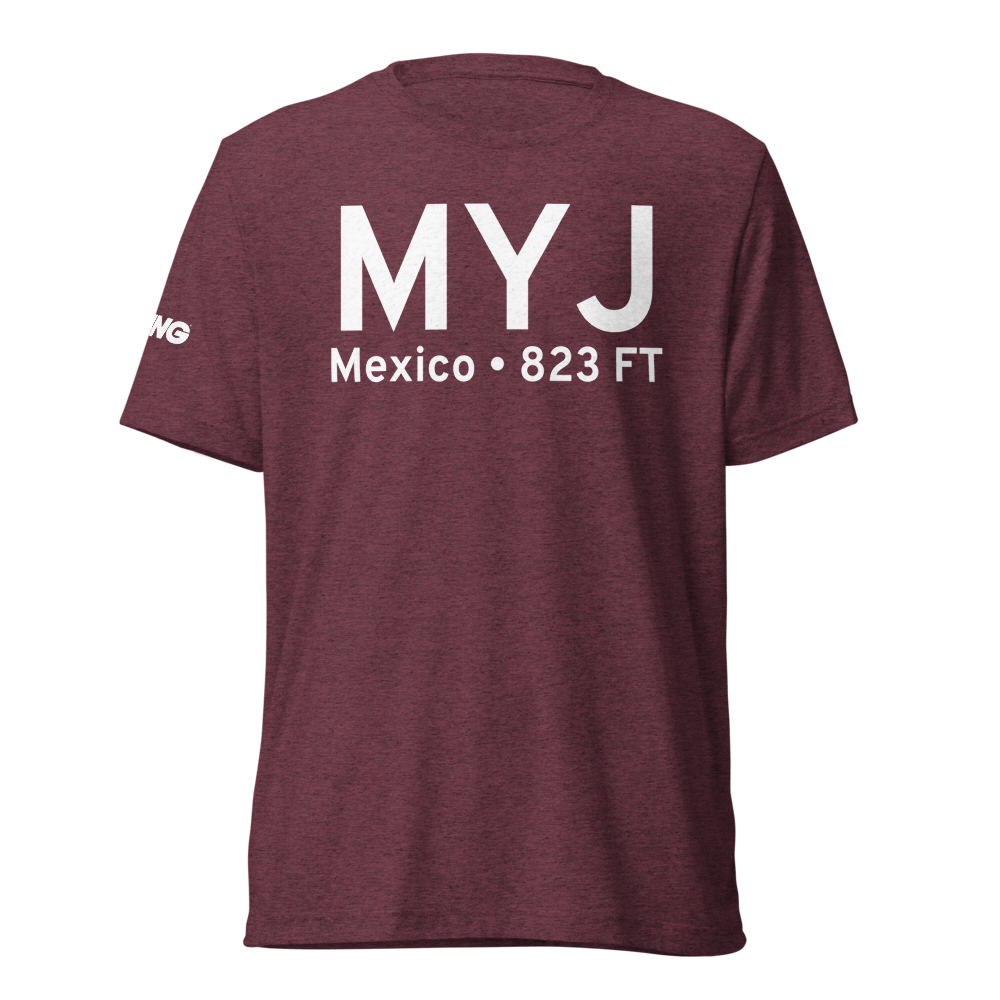 Mexico (KMYJ) Airport Tri-blend T-Shirt 