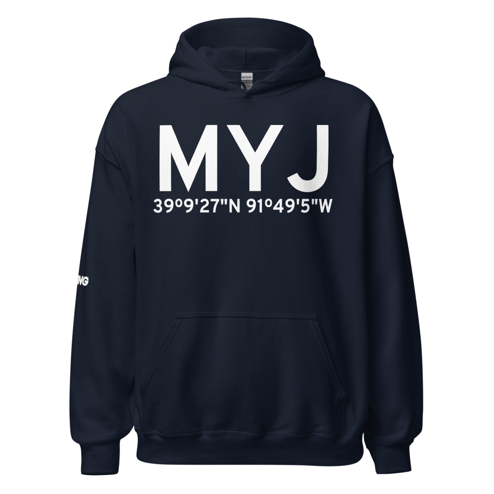 Mexico (KMYJ) Airport Hoodie Sweatshirt 