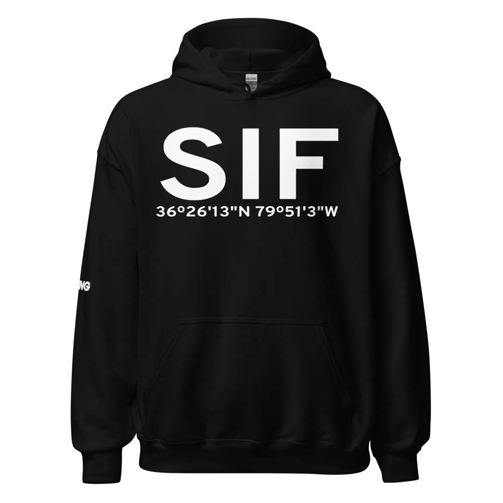 Reidsville (KSIF) Airport Hoodie Sweatshirt 