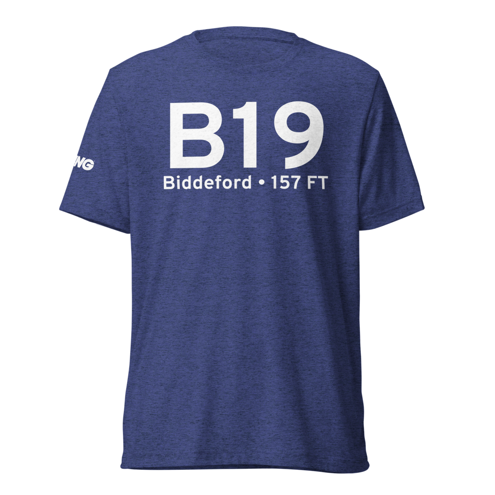 Biddeford (KB19) Airport Tri-blend T-Shirt 