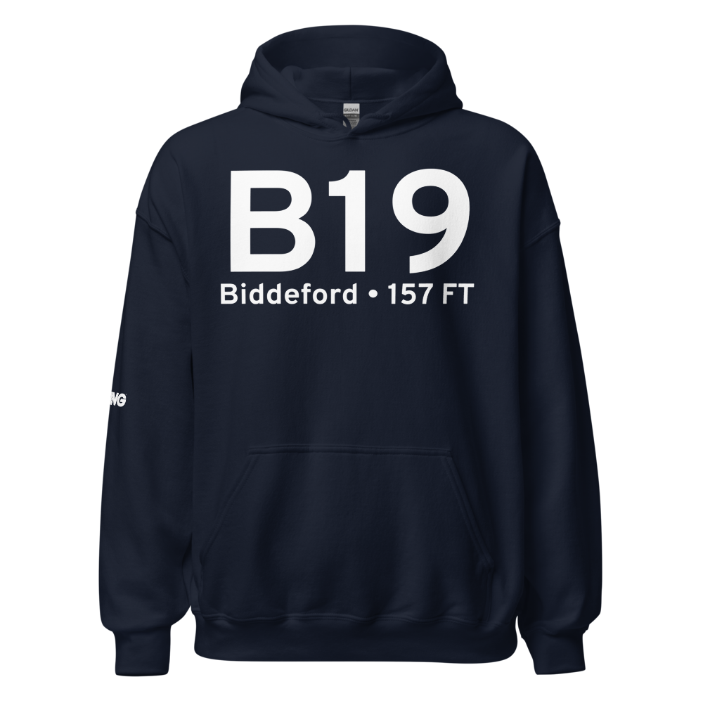 Biddeford (KB19) Airport Hoodie Sweatshirt 