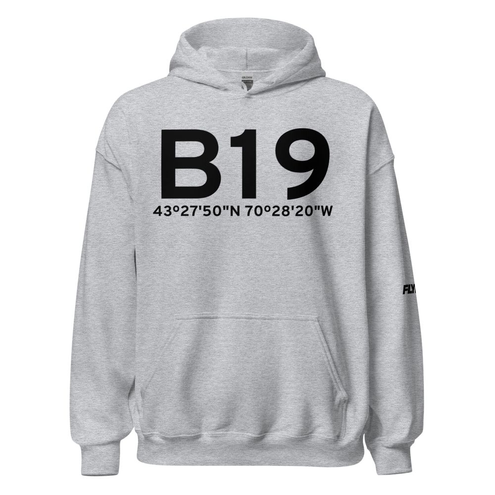Biddeford (KB19) Airport Hoodie Sweatshirt 
