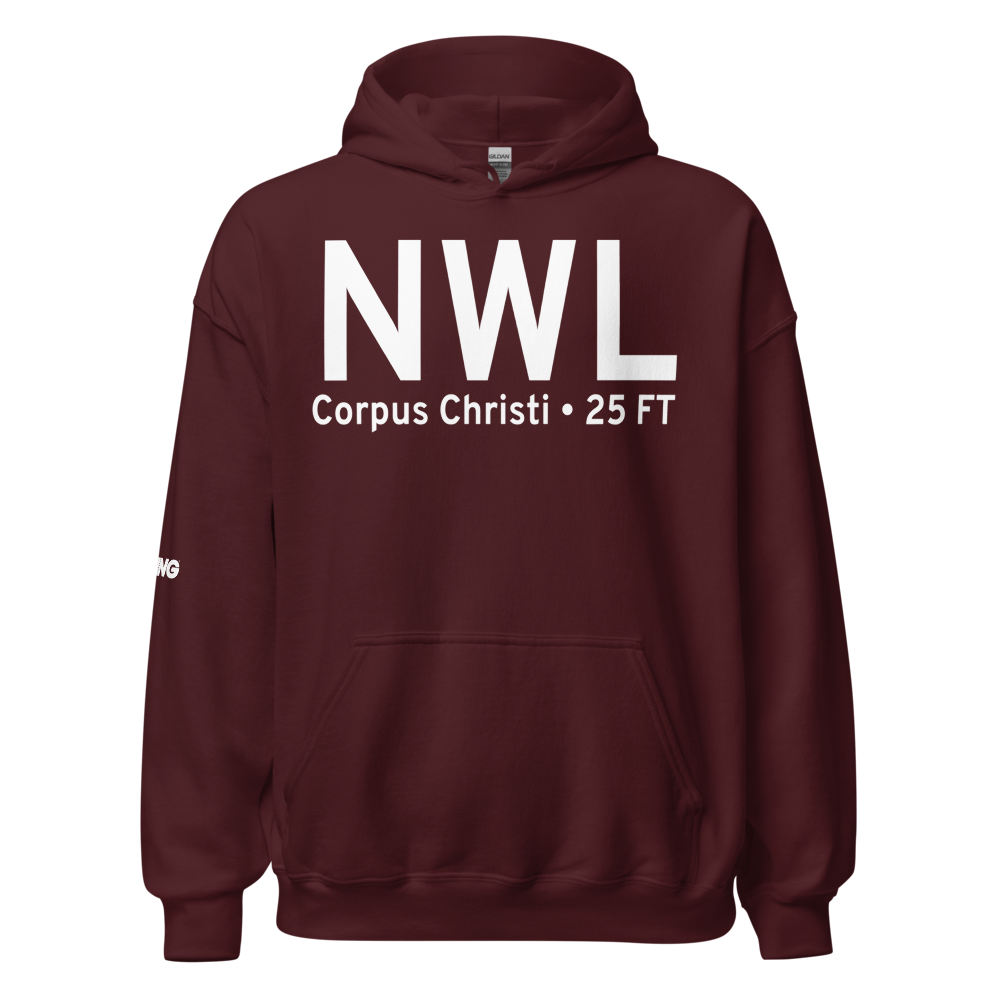 Corpus Christi (KNWL) Airport Hoodie Sweatshirt 