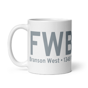 Branson West (FWB) Airport Mug