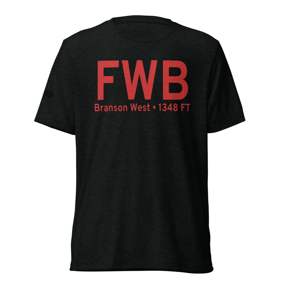 Branson West (FWB) Airport Tri-blend T-Shirt 