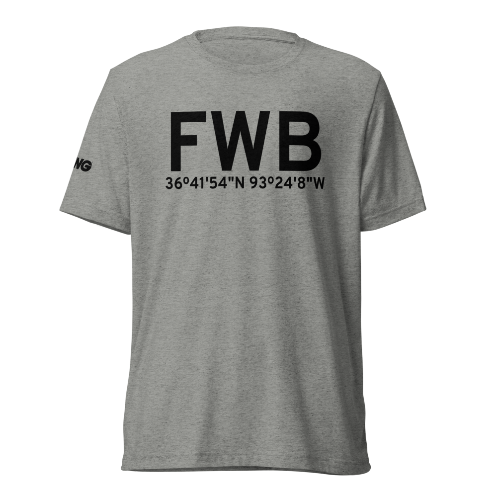 Branson West (FWB) Airport Tri-blend T-Shirt 