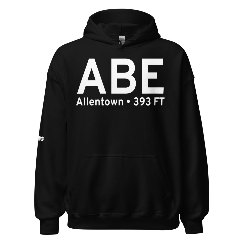 Allentown (KABE) Airport Hoodie Sweatshirt 