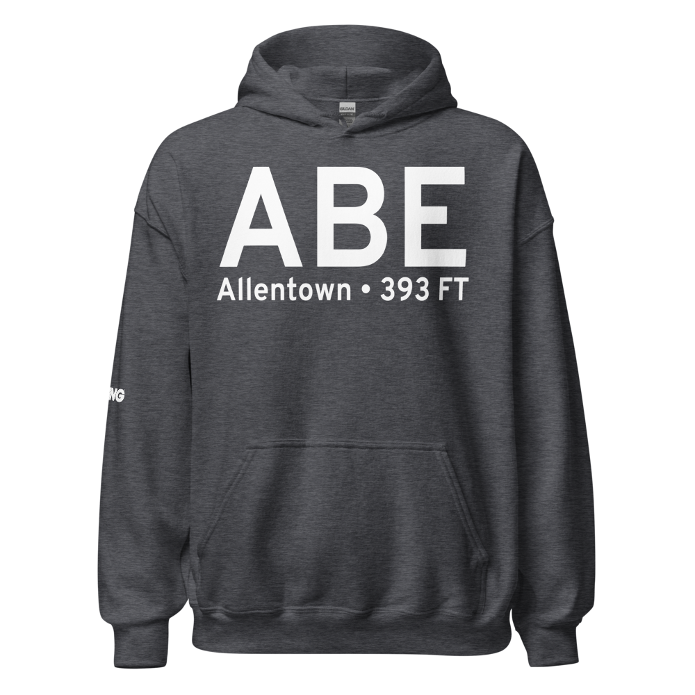 Allentown (KABE) Airport Hoodie Sweatshirt 