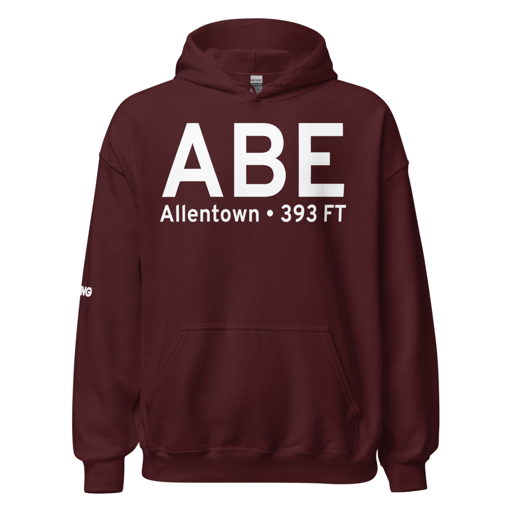 Allentown (KABE) Airport Hoodie Sweatshirt 