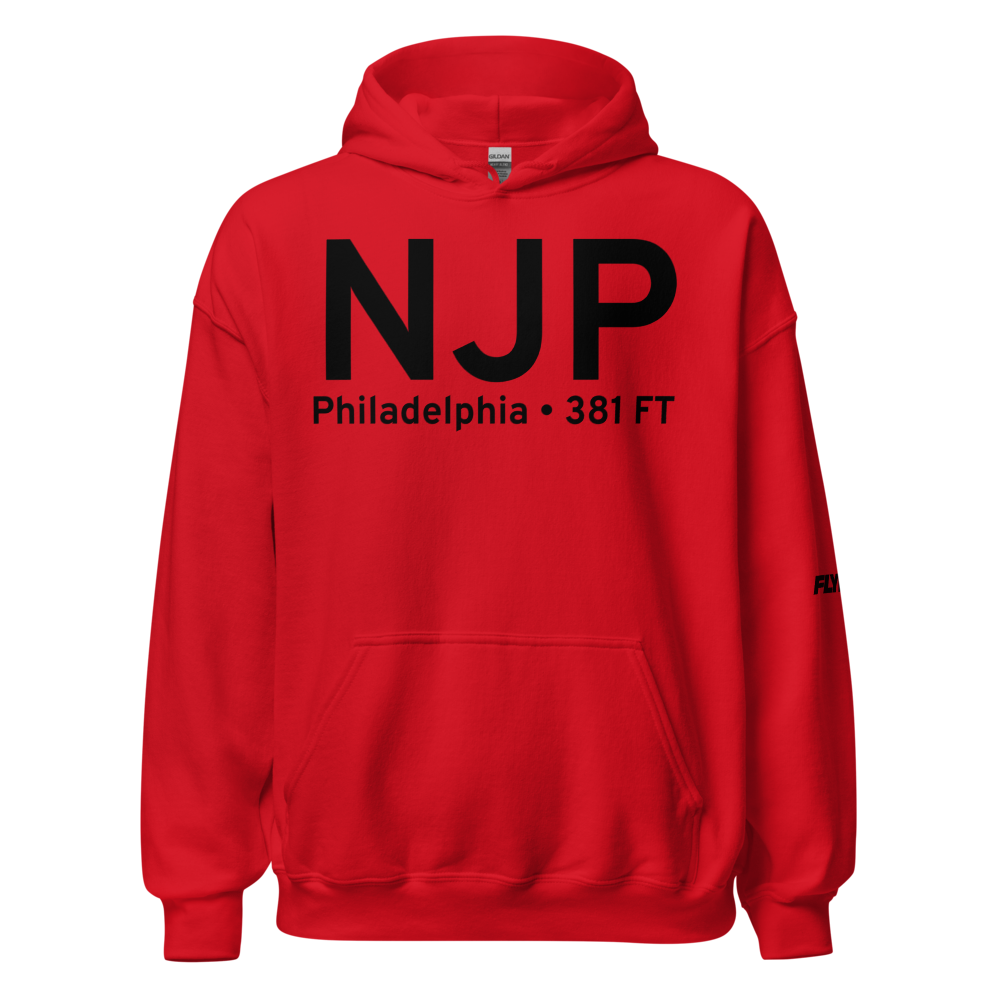 Philadelphia (KNJP) Airport Hoodie Sweatshirt 