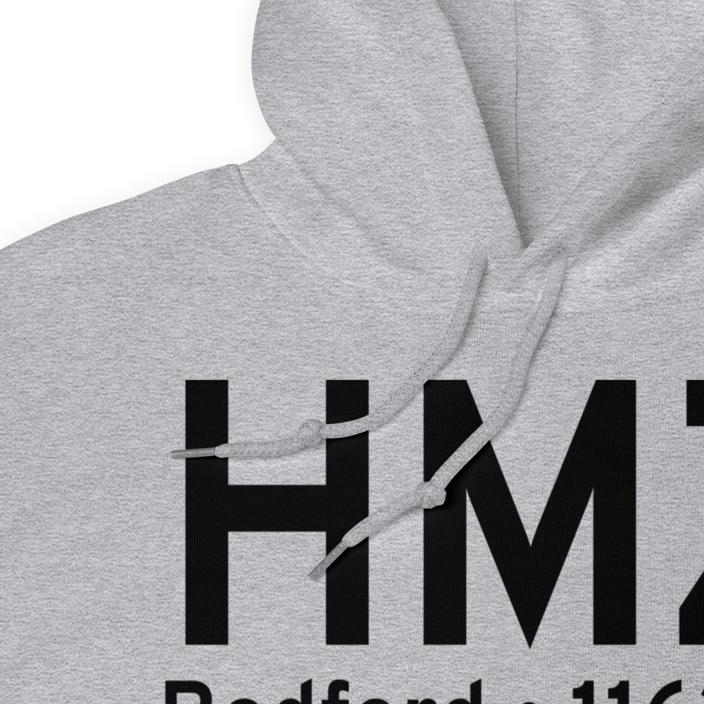 Bedford (KHMZ) Airport Hoodie Sweatshirt 