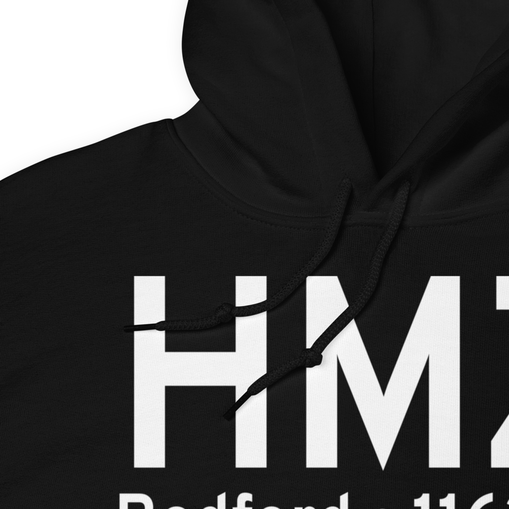 Bedford (KHMZ) Airport Hoodie Sweatshirt 
