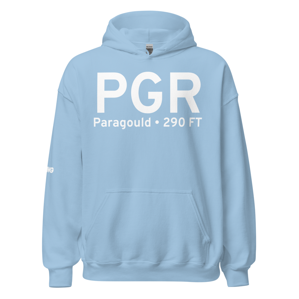 Paragould (KPGR) Airport Hoodie Sweatshirt 