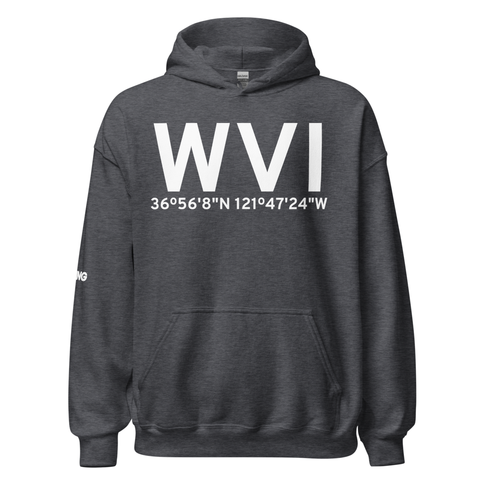 Watsonville (KWVI) Airport Hoodie Sweatshirt 