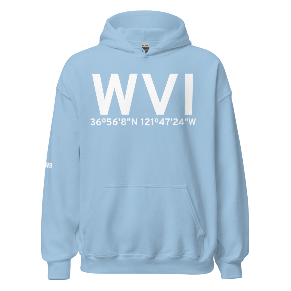 Watsonville (KWVI) Airport Hoodie Sweatshirt 
