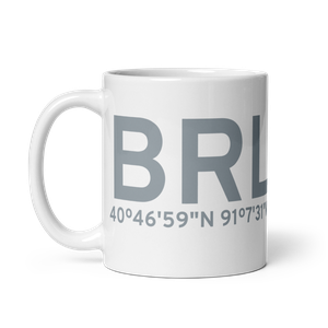 Burlington (KBRL) Airport Mug