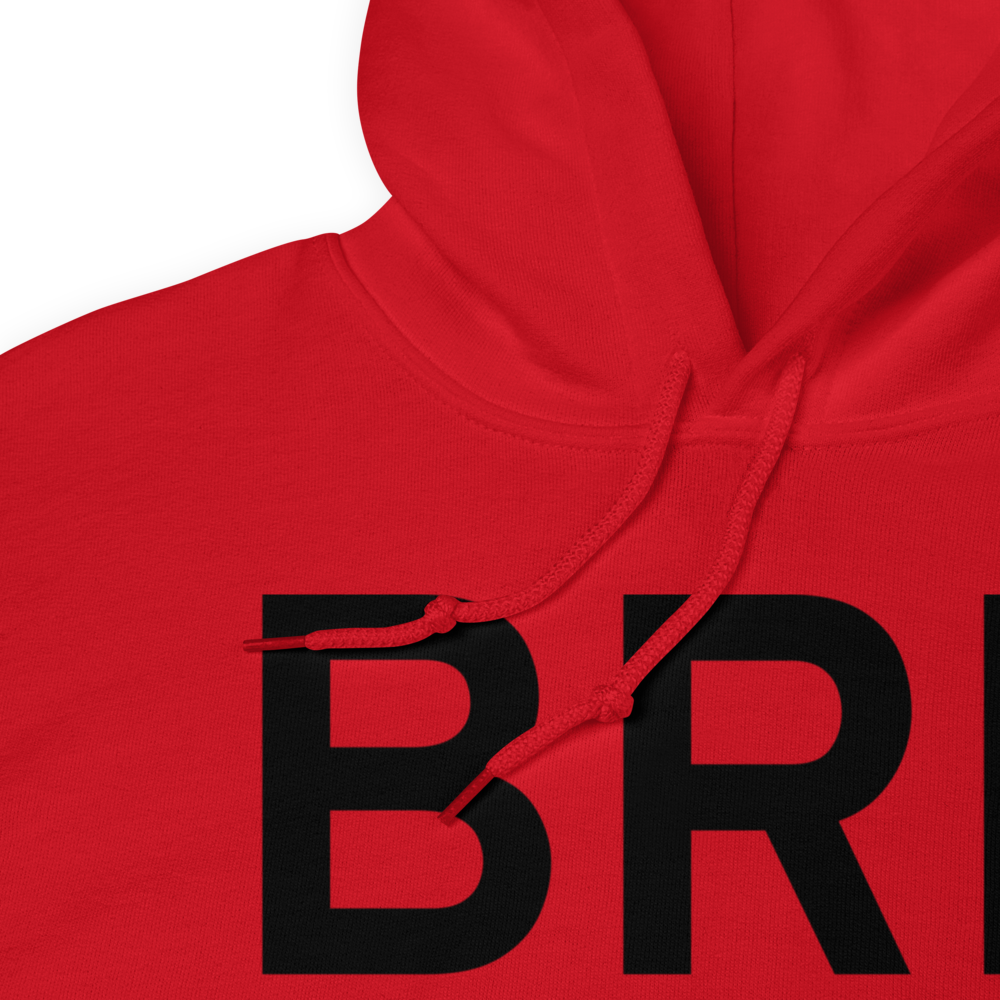 Burlington (KBRL) Airport Hoodie Sweatshirt 