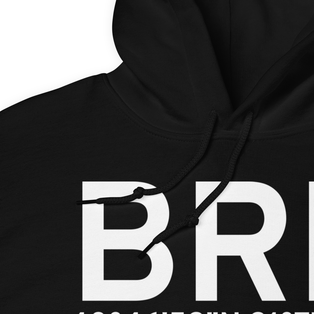 Burlington (KBRL) Airport Hoodie Sweatshirt 