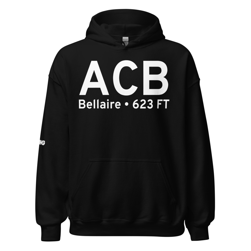 Bellaire (KACB) Airport Hoodie Sweatshirt 