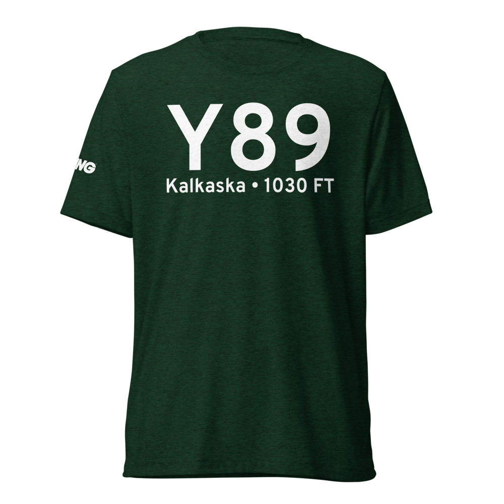 Kalkaska (KY89) Airport Tri-blend T-Shirt 