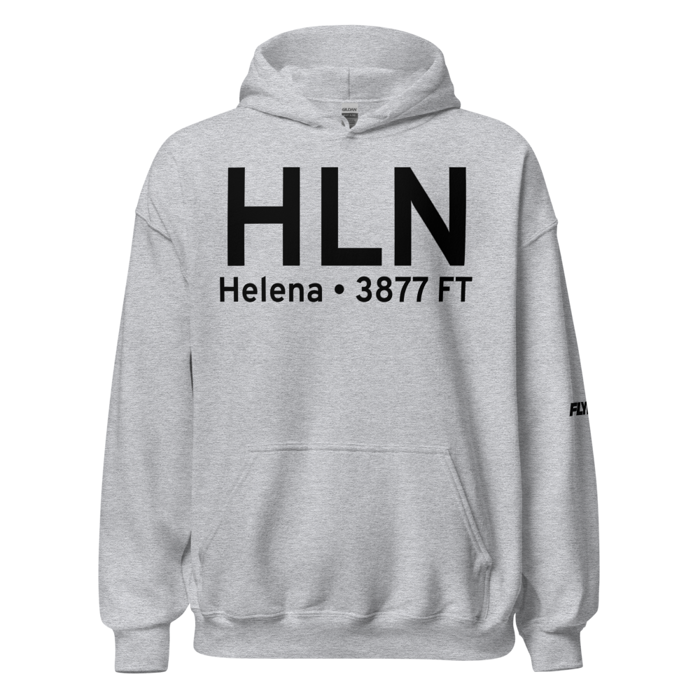 Helena (KHLN) Airport Hoodie Sweatshirt 