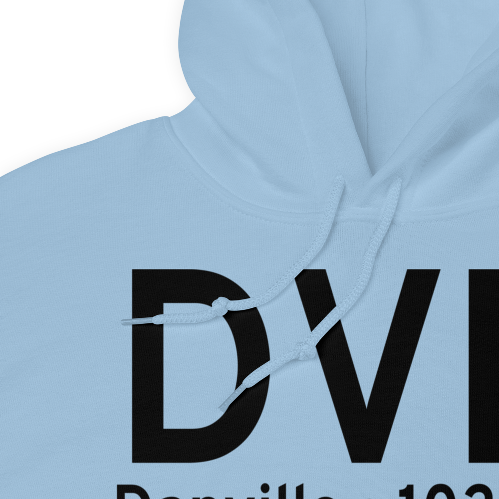 Danville (KDVK) Airport Hoodie Sweatshirt 