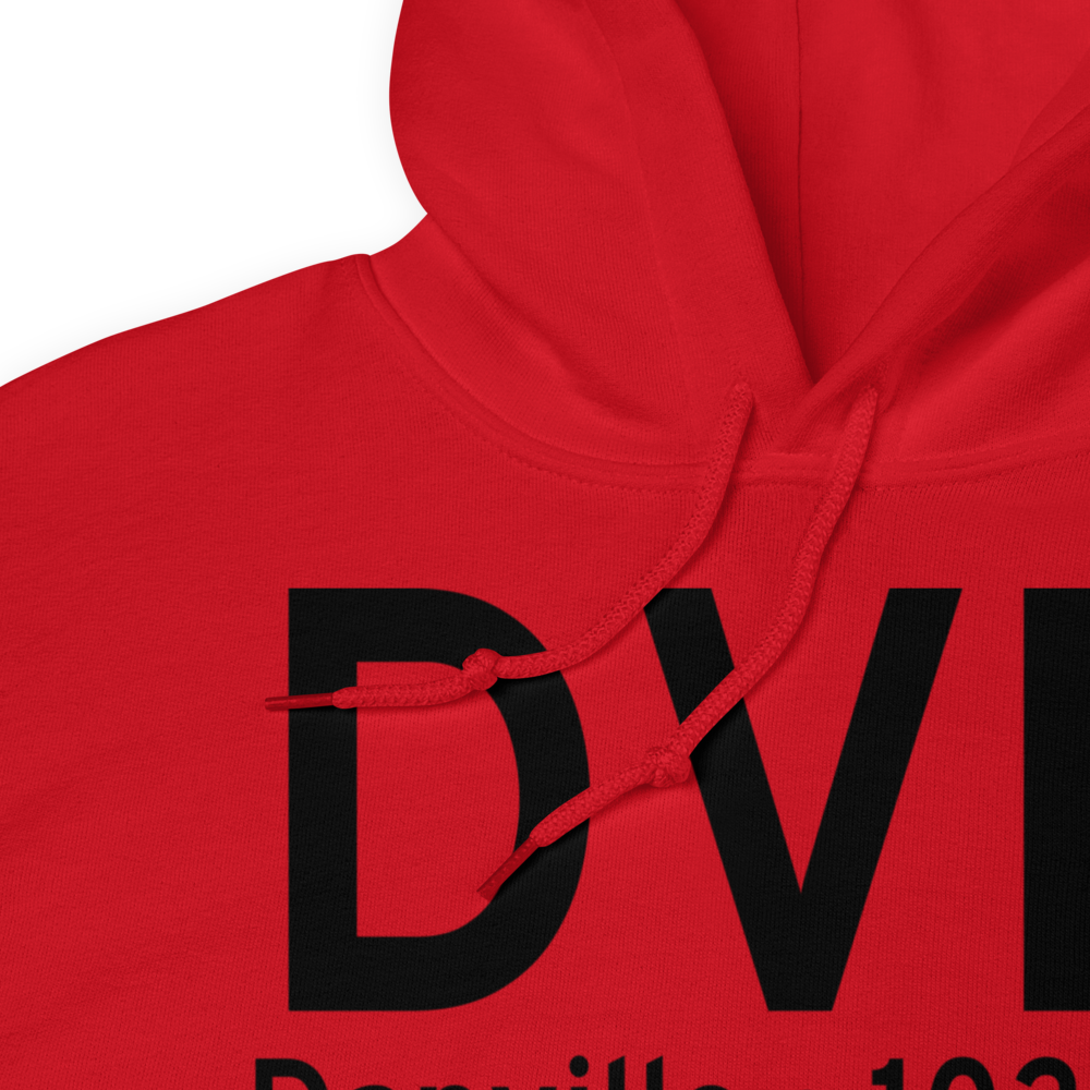 Danville (KDVK) Airport Hoodie Sweatshirt 