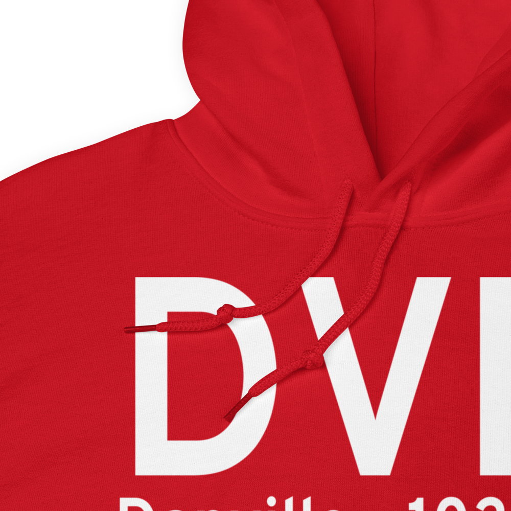 Danville (KDVK) Airport Hoodie Sweatshirt 