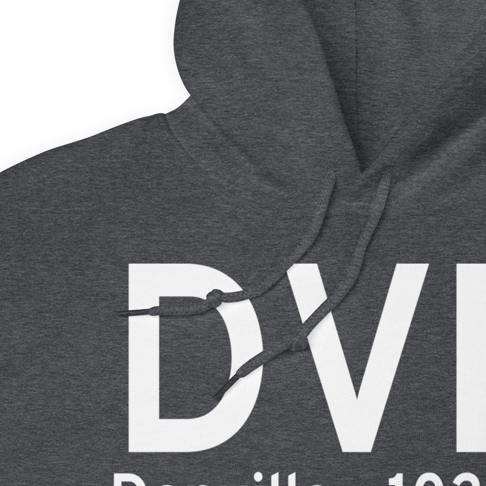 Danville (KDVK) Airport Hoodie Sweatshirt 