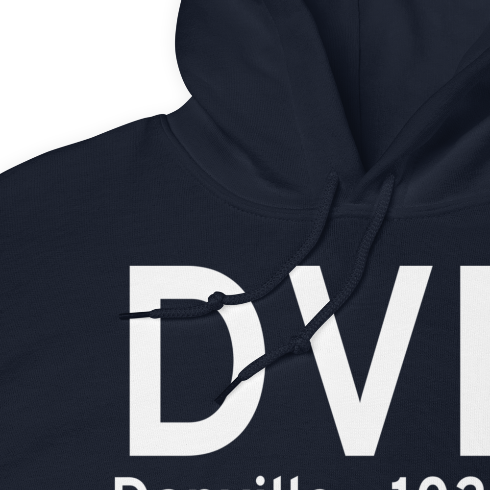 Danville (KDVK) Airport Hoodie Sweatshirt 
