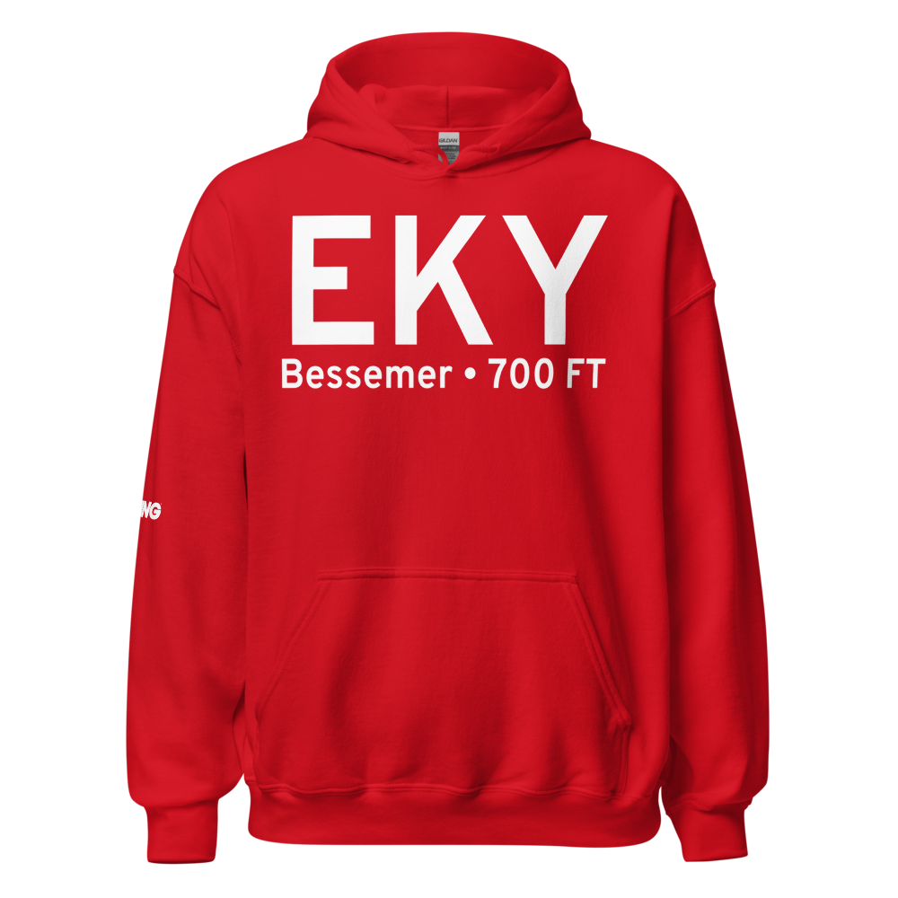 Bessemer (KEKY) Airport Hoodie Sweatshirt 