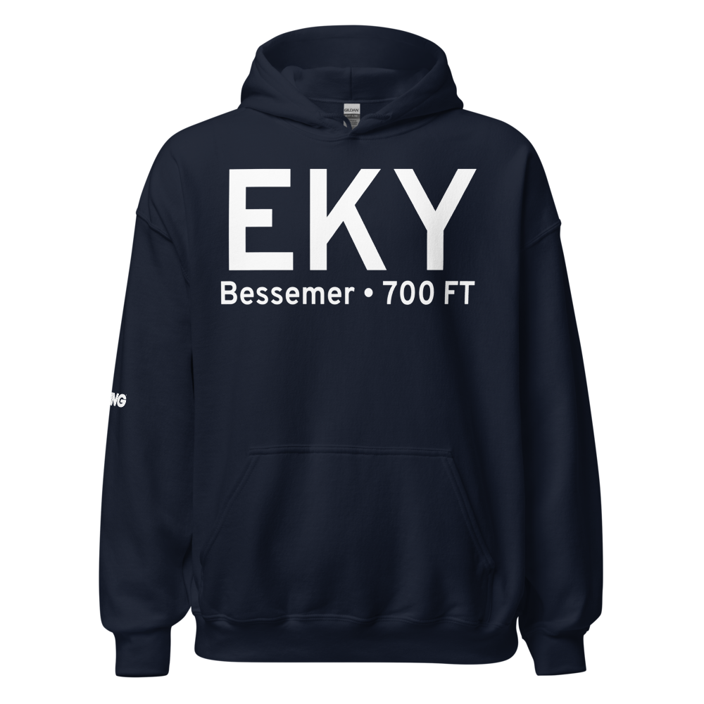 Bessemer (KEKY) Airport Hoodie Sweatshirt 