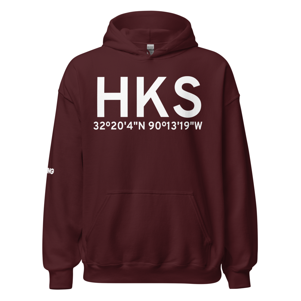 Jackson (KHKS) Airport Hoodie Sweatshirt 