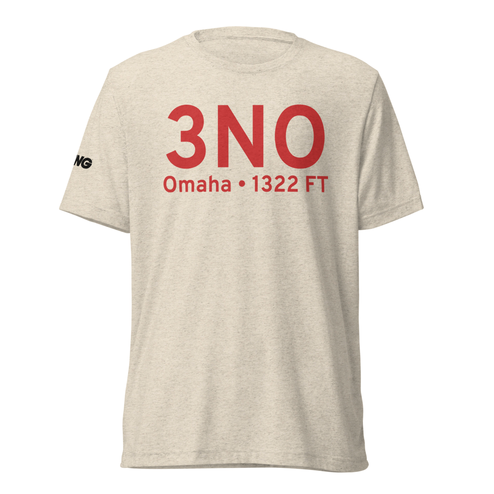 Omaha (3NO) Airport Tri-blend T-Shirt 