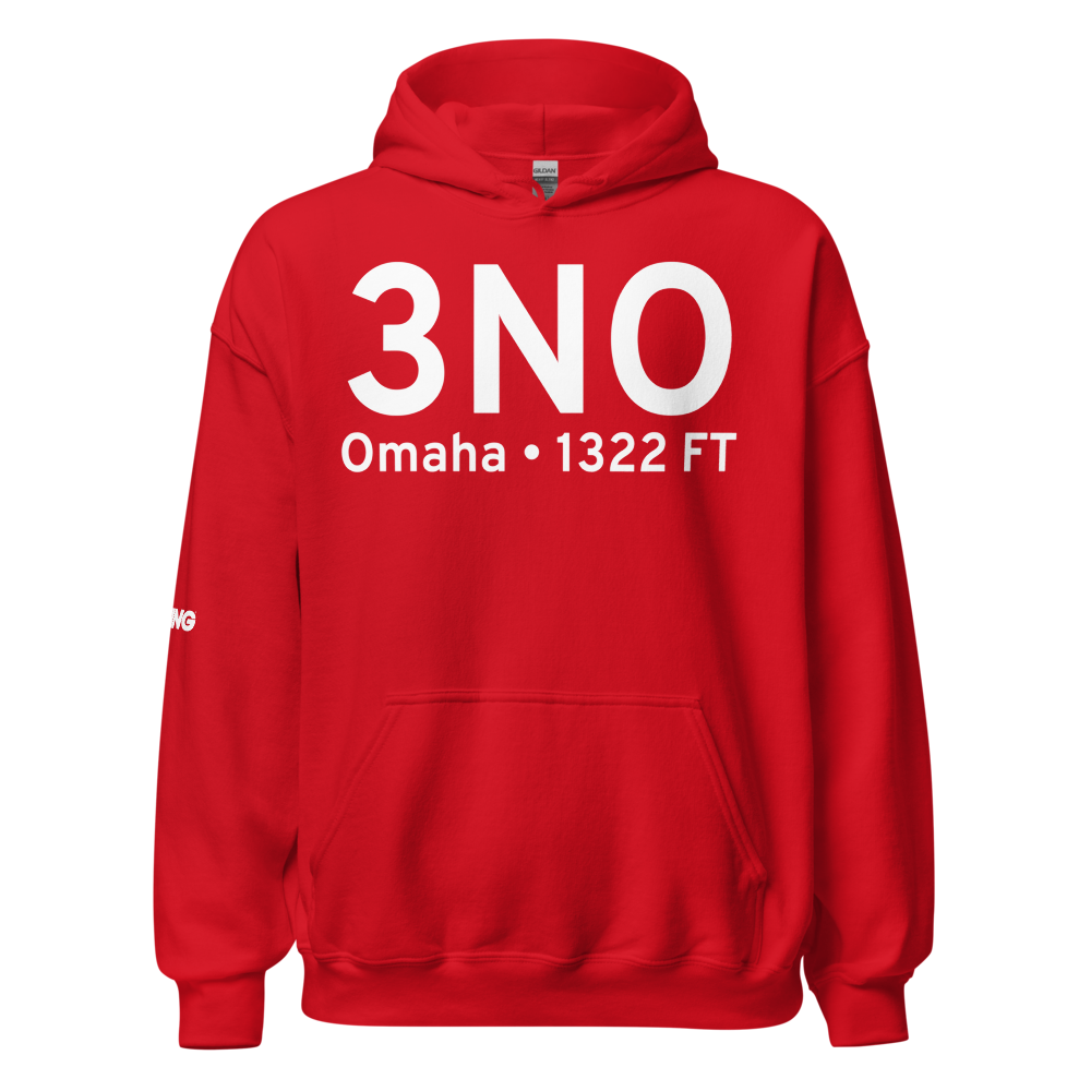 Omaha (3NO) Airport Hoodie Sweatshirt 