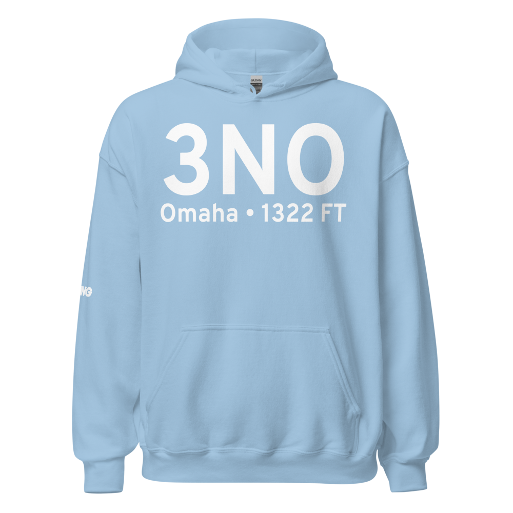 Omaha (3NO) Airport Hoodie Sweatshirt 
