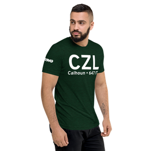 Calhoun (KCZL) Airport Tri-blend T-Shirt