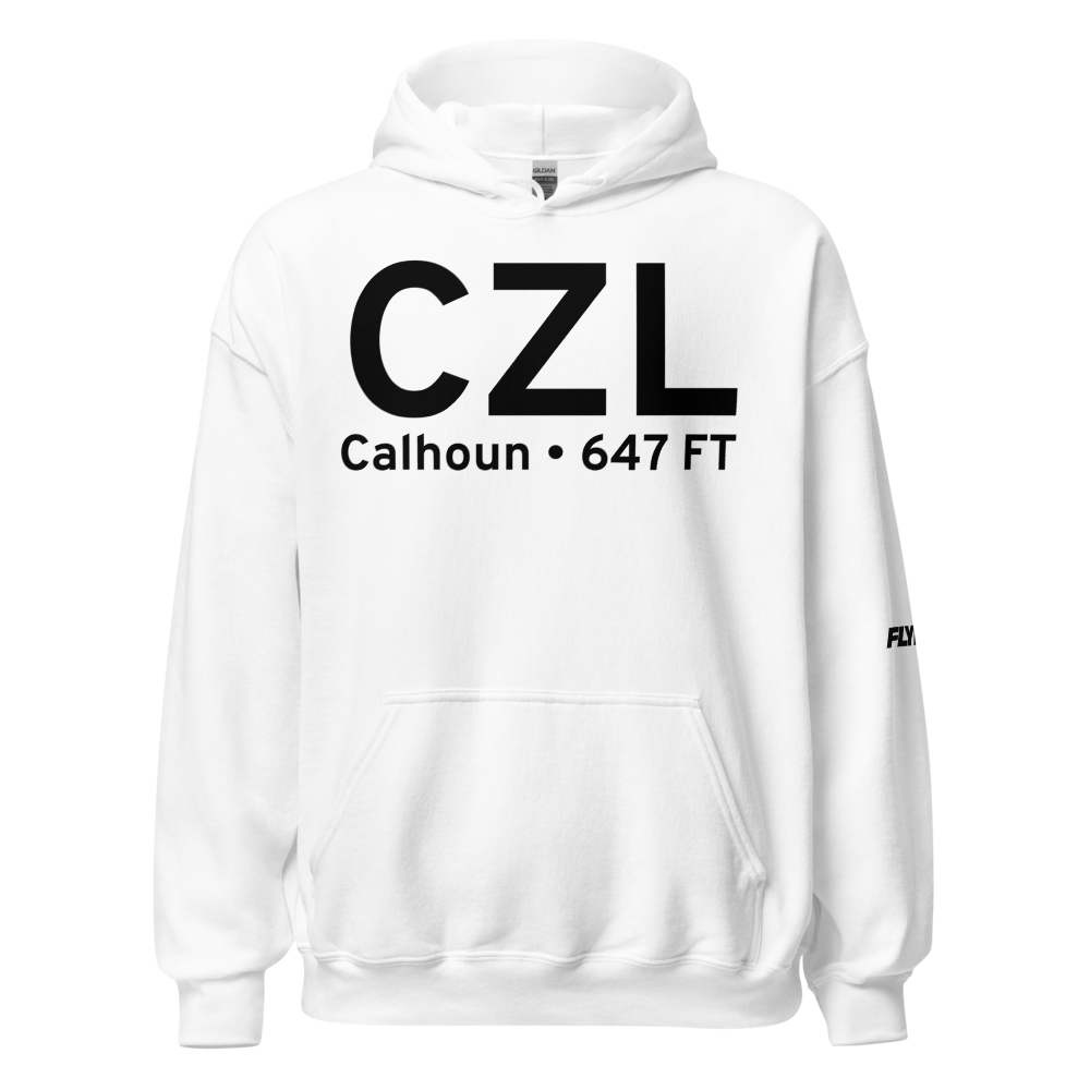 Calhoun (KCZL) Airport Hoodie Sweatshirt 